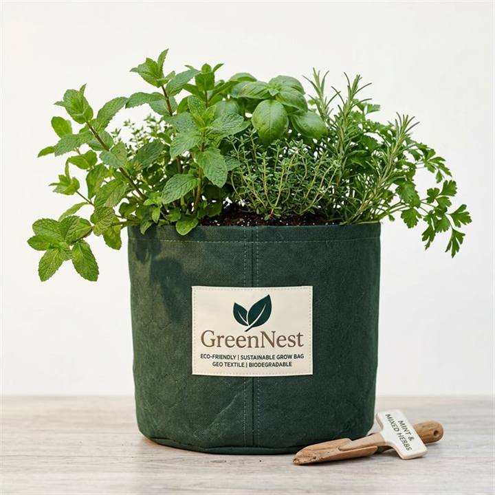 Herb Geo Grow Bag